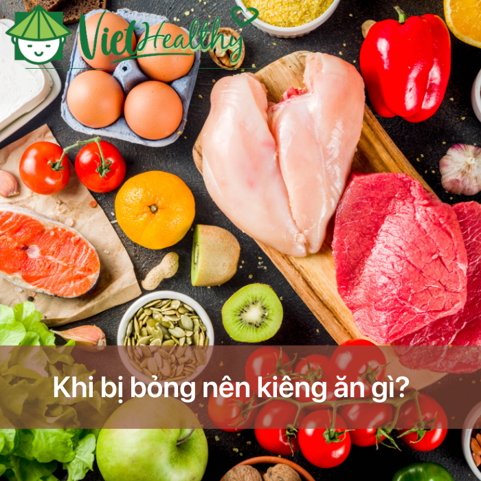 Bị bỏng kiêng ăn gì